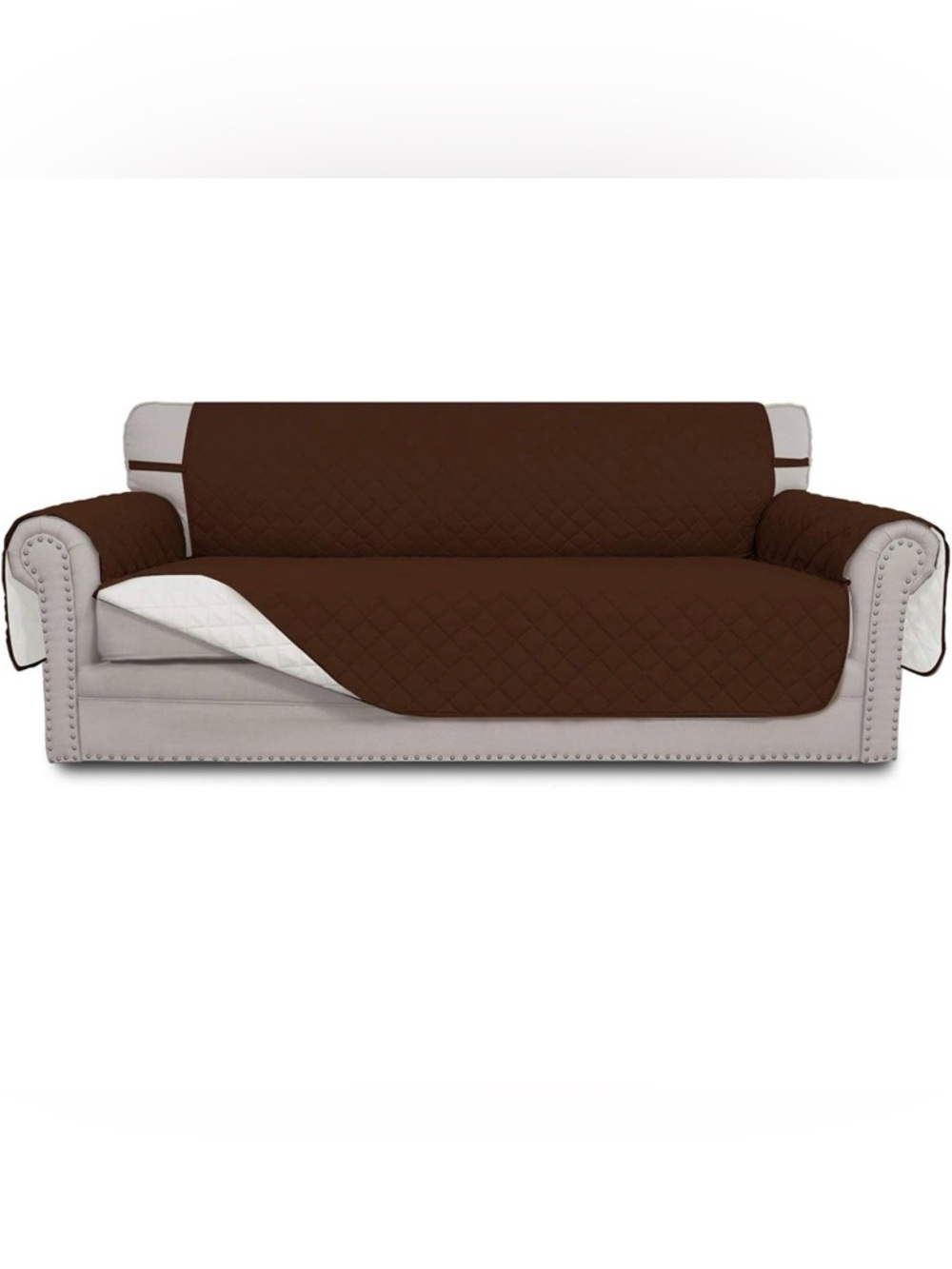 Easy-Going Reversible Couch Cover for 3 Cushion Couch Sofa Cover for Dogs Water